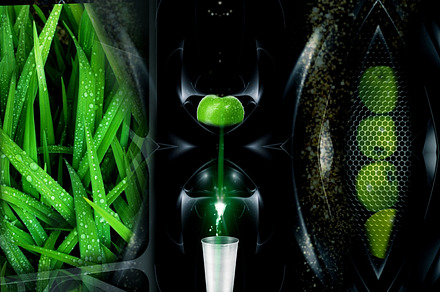 Apple drink, a Poster Template by The black alabaster