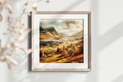 Scottish Autumn Watercolor Art, a Seasonal Illustration by Flourish Spark (Thumbnail 4 of 5)