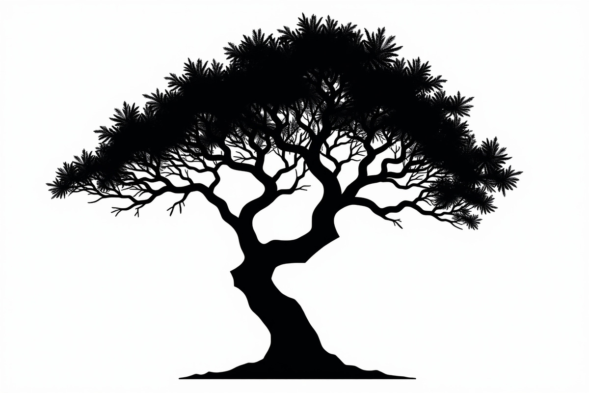 20 Black Tree Silhouettes Bundle, an Illustration by Gaye Art (Photo 3 of 21)