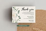 Floral thank you card, a Card Template by Elegant_Studio44 (Thumbnail 3 of 7)