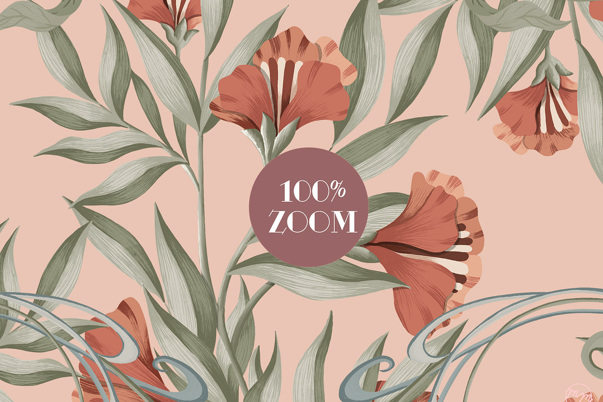 Ethereal Nouveau Luxury Pattern, a Pattern Graphic by MenoMelo Studio (Photo 9 of 9)