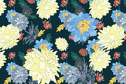 Botanical Seamless Vector, a Pattern Graphic by Ania Illustration (Thumbnail 4 of 9)