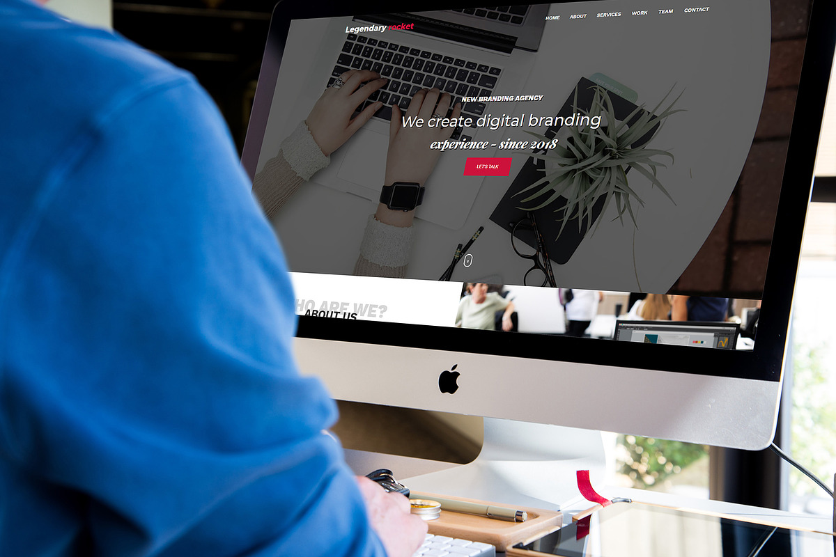 Legendary Rocket - Landing page, a HTML Template by Marko Banovic