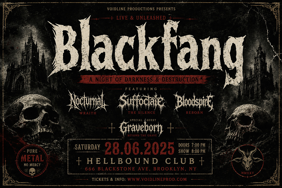 Blackfang – Gothic Blackletter Font, a Blackletter Font by Wow Magic (Photo 3 of 4)
