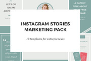 Instagram Stories for Entrepreneurs, a Marketing Template by natalie.hayes (Thumbnail 1 of 3)