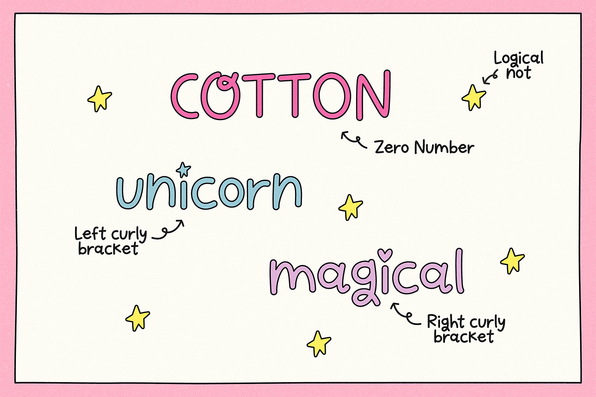 GLOWING NOTES | CUTE FONT, a Handwritten Font by Maria Feliz Fonts (Photo 10 of 10)