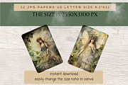 VINTAGE VICTORIAN FAIRY JUNK JOURNAL, a Person Illustration by Daring Digies (Thumbnail 4 of 7)