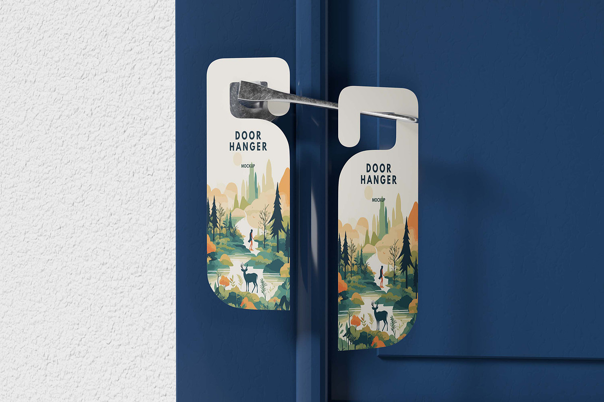 Door Hanger Mockup, a Household Mockup by xavier_studio (Photo 5 of 5)