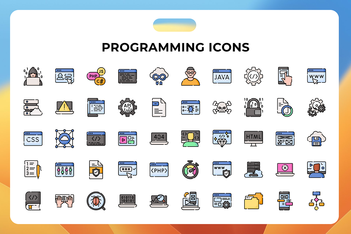 Programming Icons, an Icon by Wencory