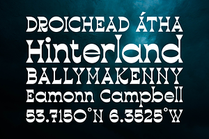 Drogheda Funky Slab Serif Font