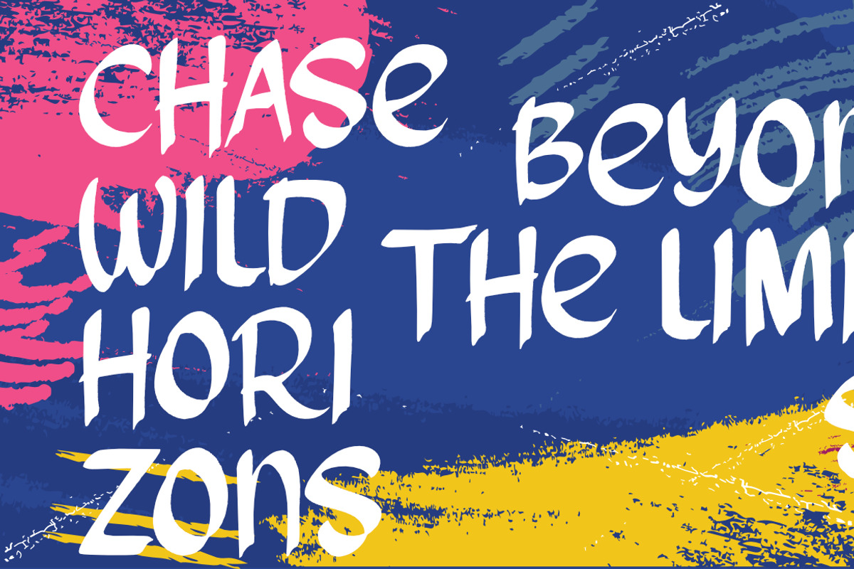 Decesery - Brush Display Font, a Handwritten Font by Bayuktx (Photo 7 of 8)