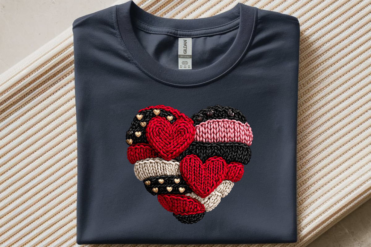 Faux Yarn Valentine Day Clipart, an Illustration by SinaCreation (Photo 6 of 11)