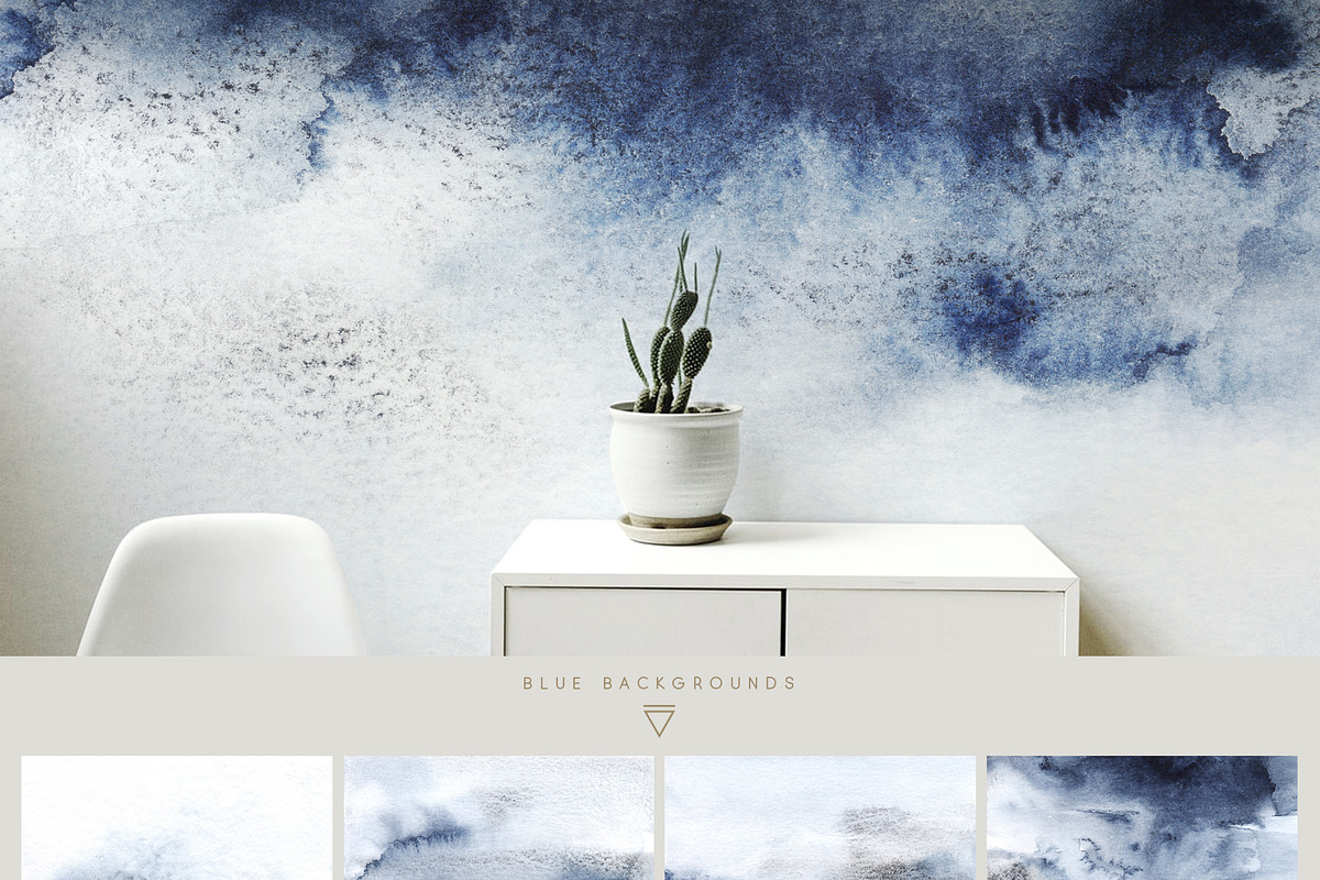 WAVE •Updated• Blue Backgrounds, a Texture Graphic by Anastezia Luneva (Photo 2 of 11)