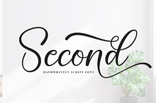 Second | Script Font