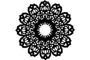 Ornate Black Mandala Vector Set, an Object Graphic by Creativeshirt (Thumbnail 3 of 7)