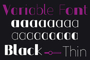 Typeface Contrast SANS Variable Font, a Sans Serif Font by Typo Graphic Design (Thumbnail 3 of 7)