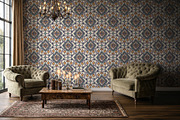 Vintage Azulejo Tile Pattern, a Pattern Graphic by StudioGlouna (Thumbnail 2 of 6)