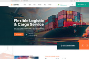 Logistika Transport WordPress Theme, a WordPress Template by NaimaAnjum (Thumbnail 2 of 5)