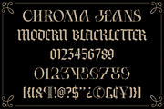 Chroma Jeans, a Blackletter Font by Sitintahitam (Thumbnail 4 of 9)