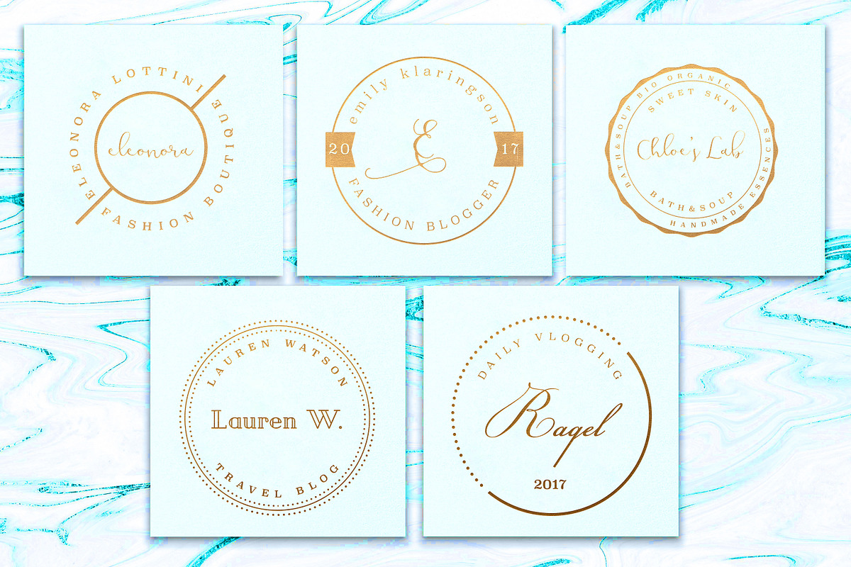 PREMIUM 120 Stamp Logo Bundle, a Branding & Logo Template by IsikChic (Photo 26 of 30)