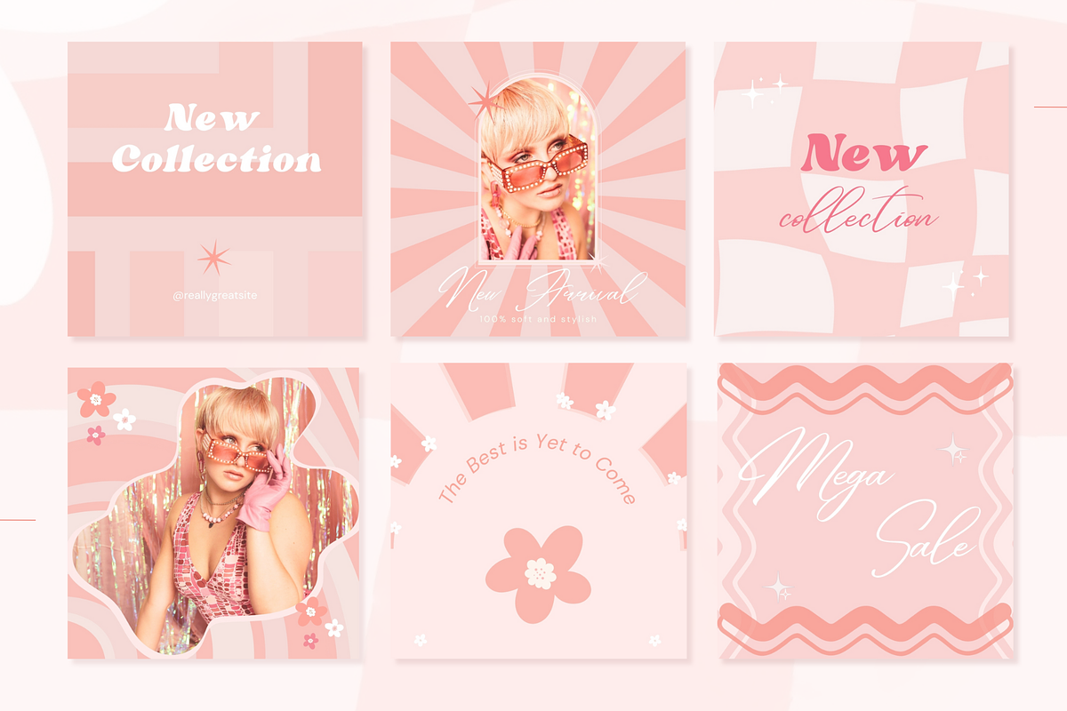 Juliana Social Media Kit Canva, a Social Media Template by ElladesignCo (Photo 5 of 8)