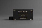 Gold And Black Business Card, a Business Card Template by Marvel (Thumbnail 3 of 5)