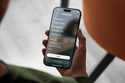 24 iPhone 17 Pro in Hand Mockups, an iPhone Mockup by Asylab (Thumbnail 81 of 107)