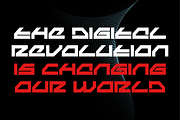 Makqu - Futuristic Font, a Sans Serif Font by MaikoHatta (Thumbnail 2 of 6)