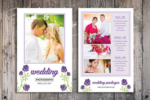 Wedding Pricing Template