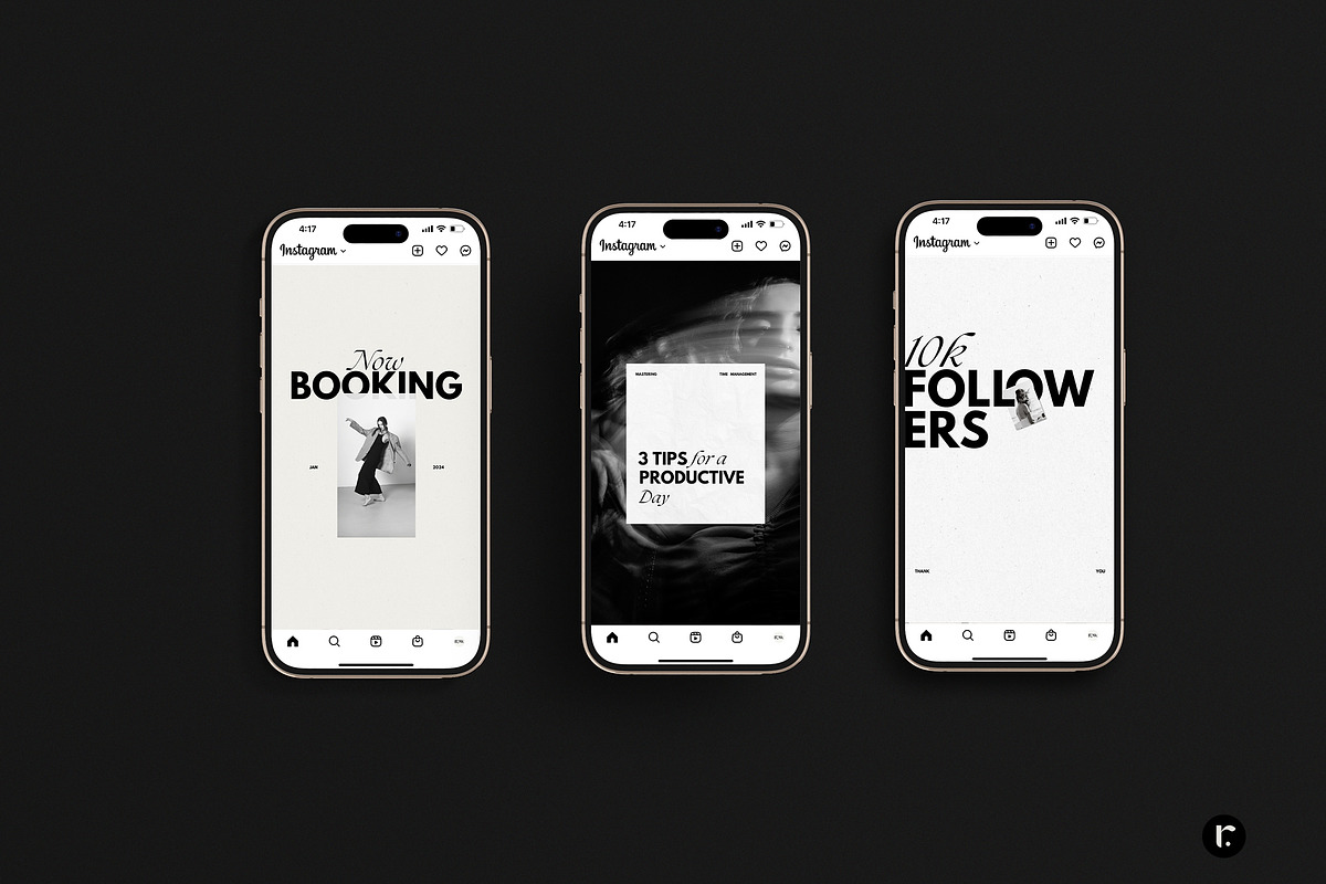 Coach Instagram Carousel & Post, a Social Media Template by Row Creative