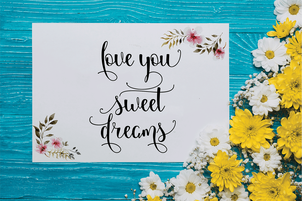 Margarita, a Script Font by Deniz86 (Photo 4 of 10)