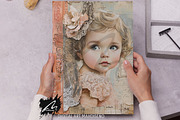 Cute Angel Lace Pages, Mixed Media, a Person Illustration by Digital Art Mahdiseño (Thumbnail 7 of 10)