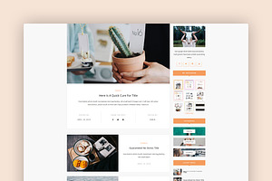 WordPress Theme Blog - Vinyl