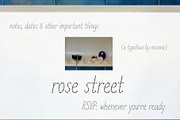 Rose Street - Dotted Font, a Handwritten Font by Mneme (Thumbnail 1 of 8)