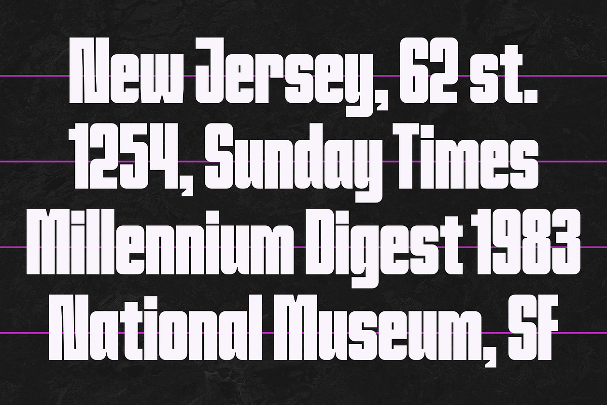 YNF Telegraph | Unicase sans serif, a Sans Serif Font by YNF (Photo 4 of 20)