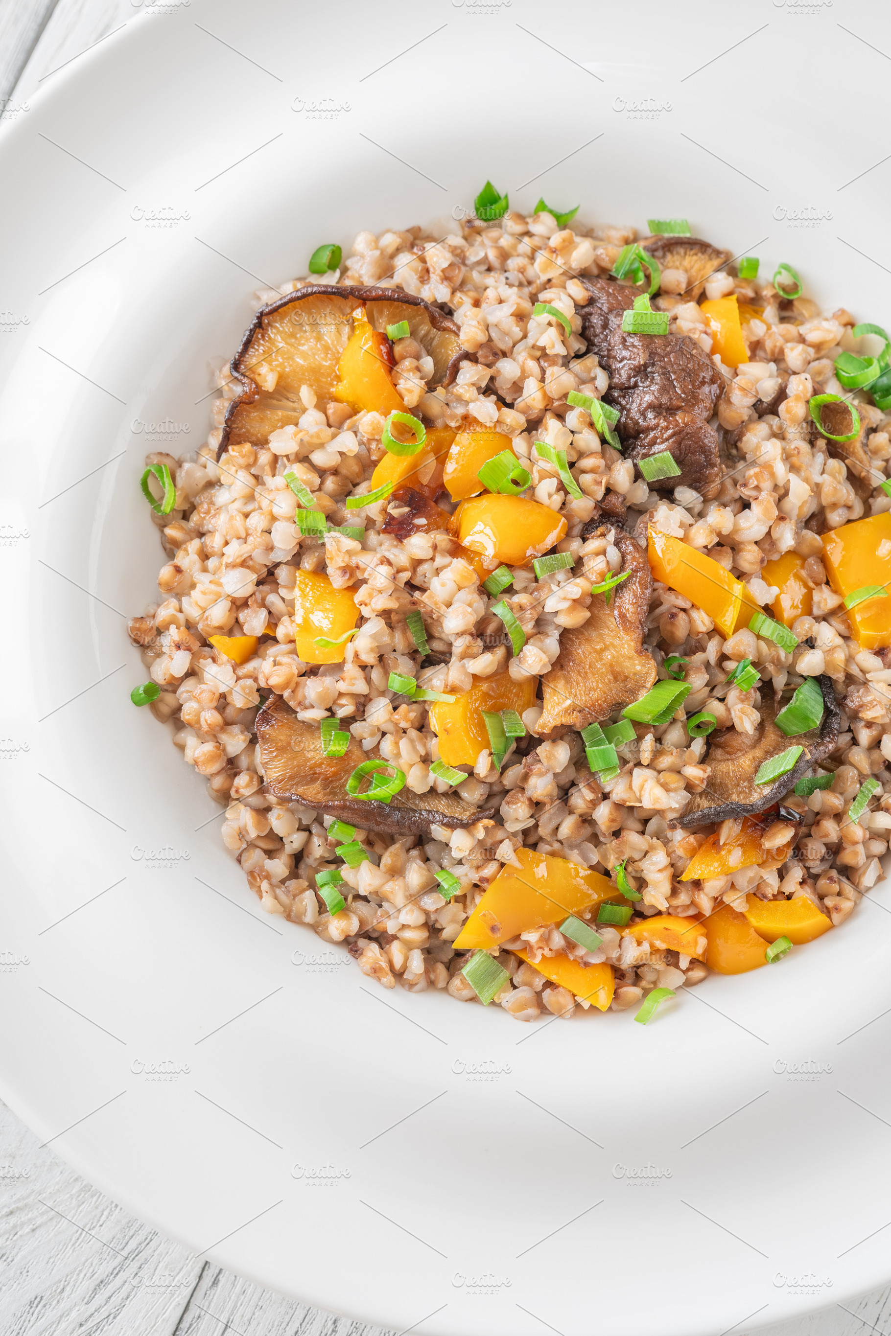 Buckwheat with Shiitake Mushrooms, a Food & Drink Photo by Alexander Prokopenko