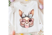 Leopard Easter Bubblegum Bunny Png, an Illustration by Designking (Thumbnail 5 of 6)