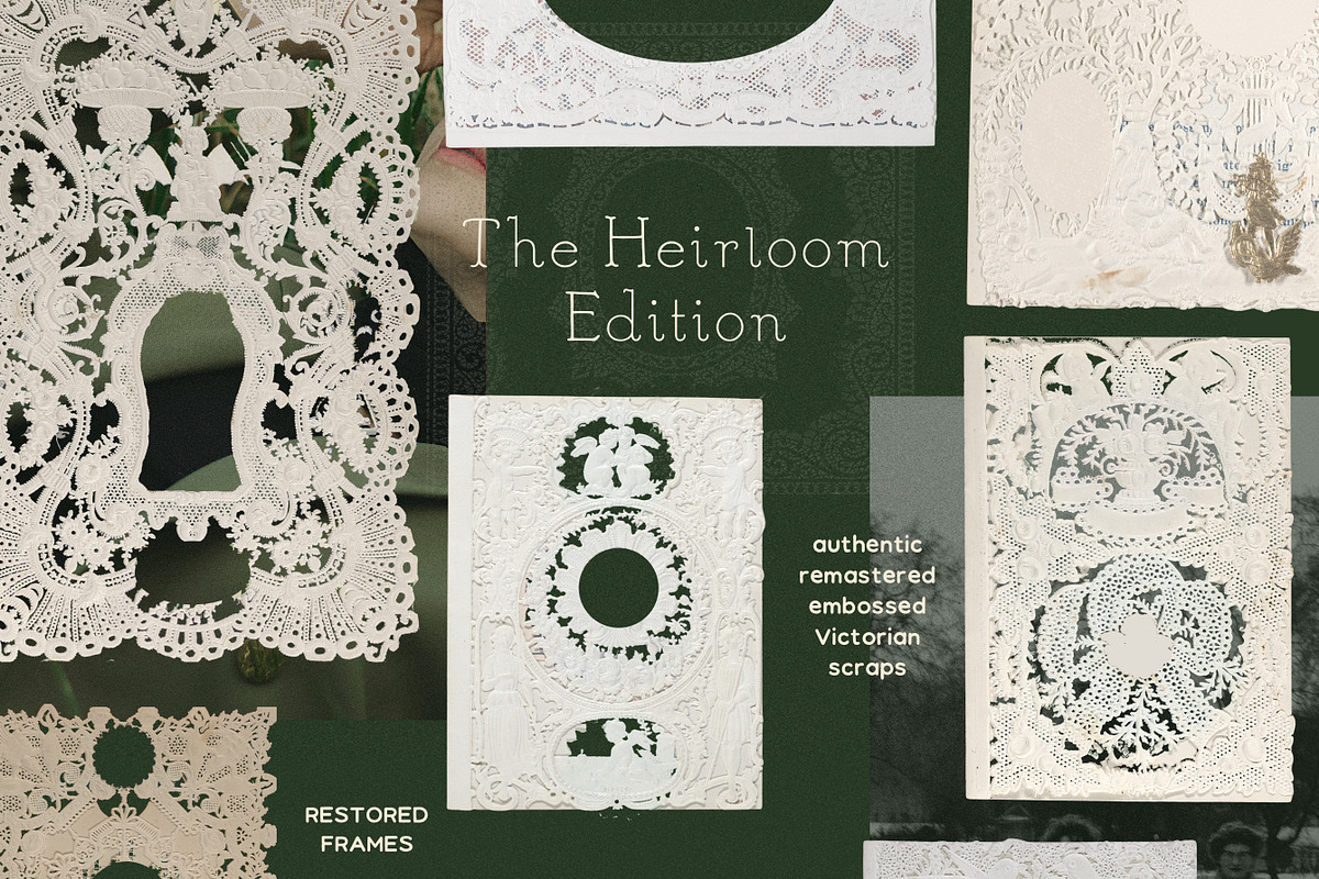 Emboss Lace Frames & Vintage Paper, an Object Graphic by Laras Wonderland (Photo 6 of 21)