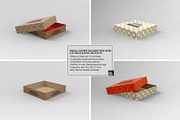 Small Square Paper Box&Lid Mockup, a Cups & Container Mockup by INCDesign (Thumbnail 9 of 10)