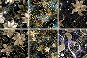 Glitter Lace Seamless Patterns, a Pattern Graphic by PrintablesByFranklyn (Thumbnail 4 of 4)