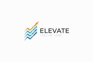 Elevate Arrow Business Finance Logo, a Branding & Logo Template by Signatoro