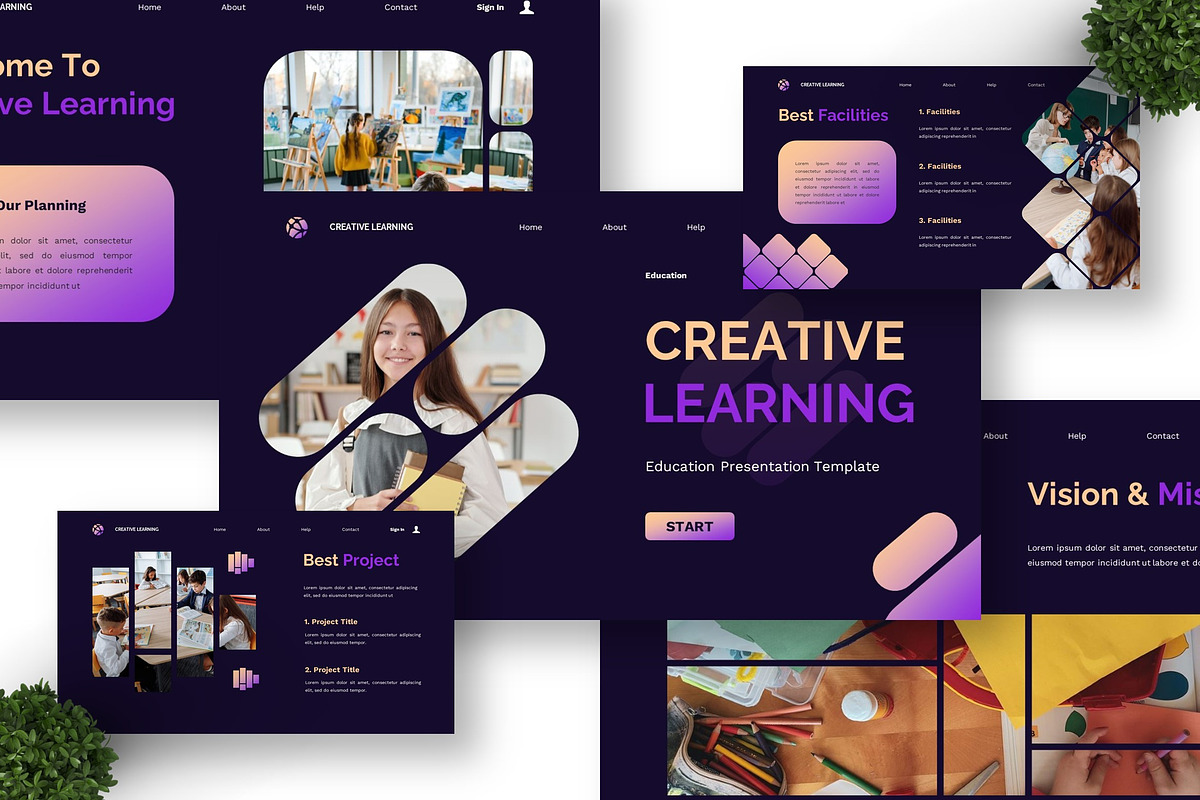 Creative Learning - Education PPT, a Presentation Template by Deepslide Studio (Photo 5 of 6)