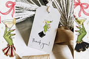 Christmas Cocktail Clipart, a Decorative Illustration by BigCakeBee (Thumbnail 3 of 3)