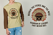 Indian Skull Design Vector, an Illustration by vectstudio (Thumbnail 3 of 3)
