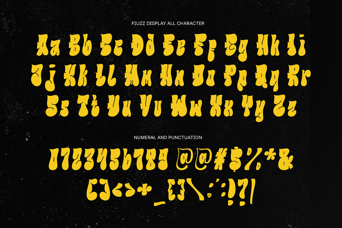 Fiuzz - Bold Bubble Graffiti Font, a Handwritten Font by Youthlabs Studio (Photo 12 of 14)