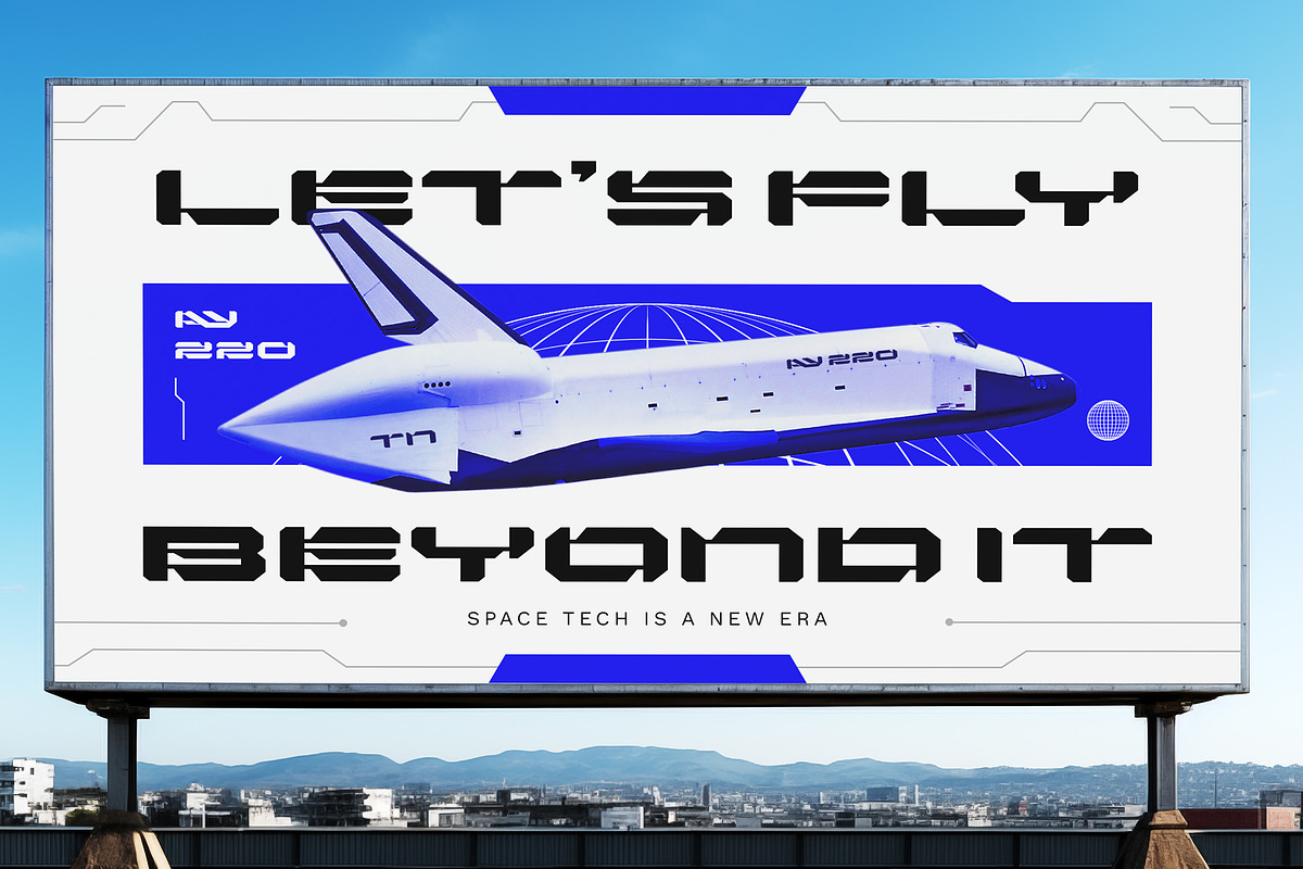 Vancord - Futuristic Display Font, a Font by Typia Nesia (Photo 14 of 14)
