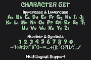 Blob Freak – A Horror Font, a Handwritten Font by Dm Studio (Thumbnail 9 of 10)