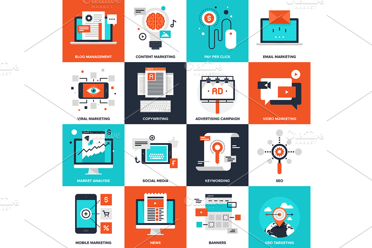 Digital Marketing, an Outline Icon by Maxim_Basinski (Photo 1 of 2)