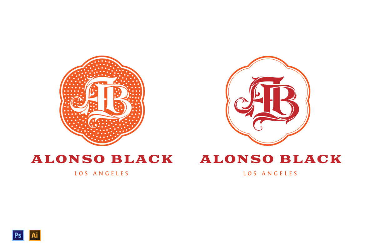 AB Monogram Logo Template, a Branding & Logo Template by vatesdesign