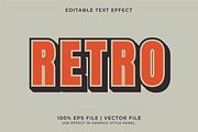 Retro 4 Text Effect Bundle, a Layer Style Add-On by WM48 Shop (Thumbnail 9 of 10)